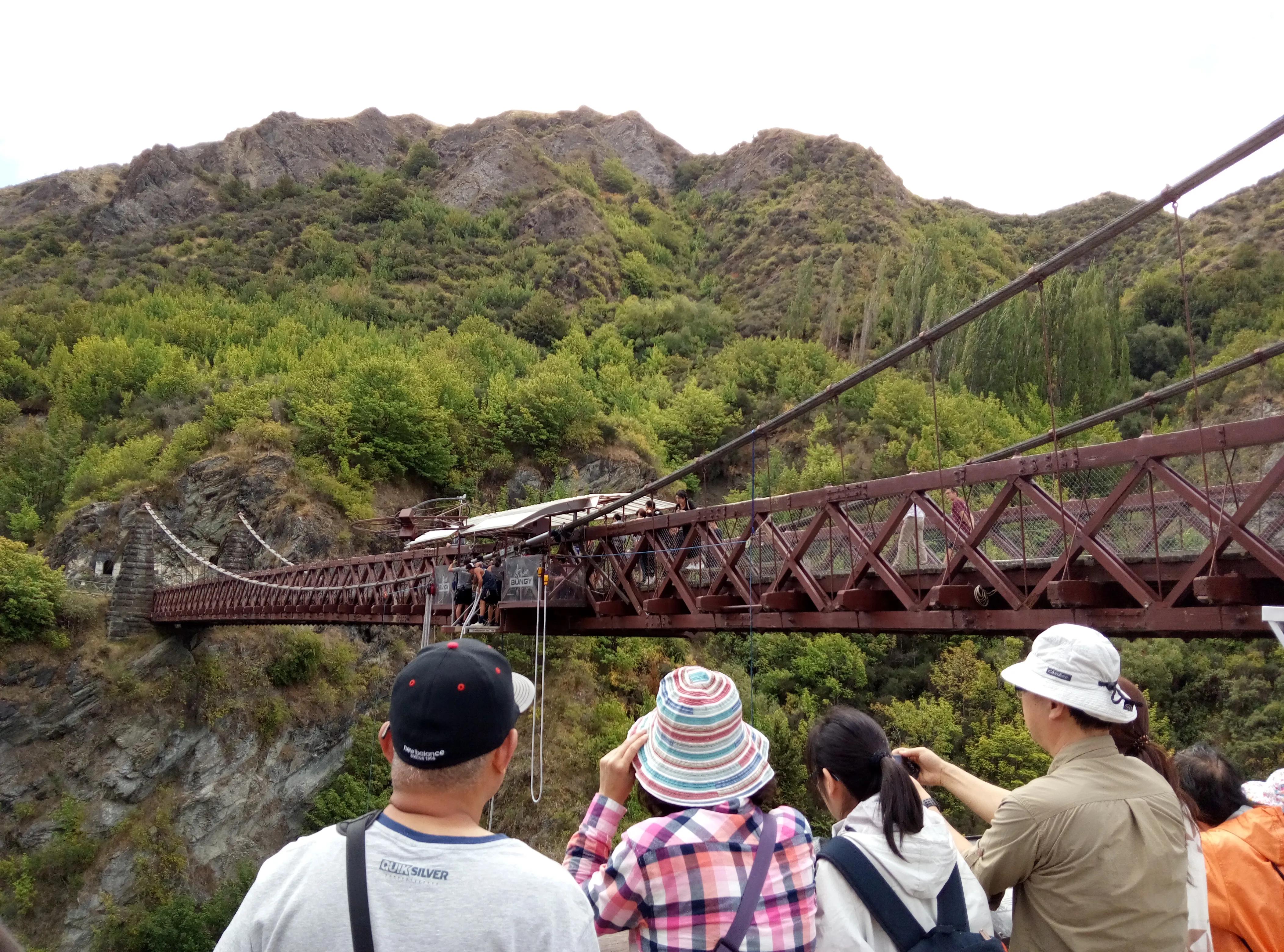 新西兰游记中土世界,新西兰内维斯峡谷蹦极