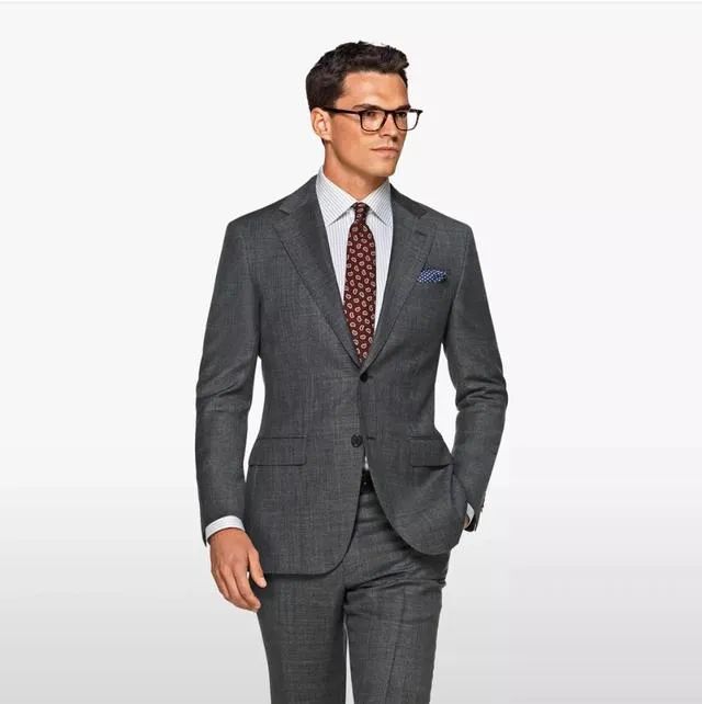 两粒扣西服扣子一般扣哪一粒,西服纽扣在不同场合的扣法