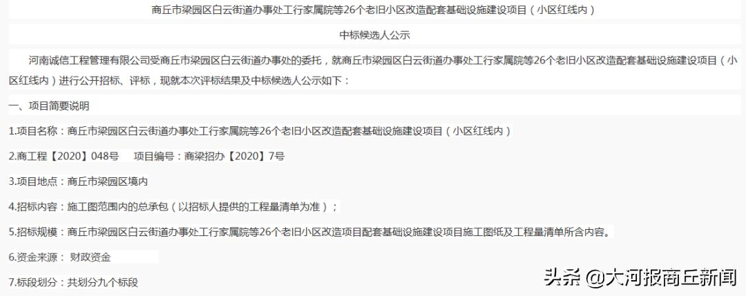 52个商丘老小区升级改造,商丘改造最新消息
