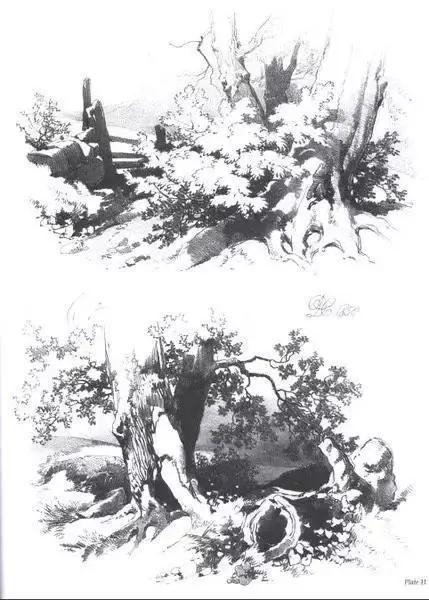 中学生20分钟风景速写临摹图片,速写风景怎么画得又快又好