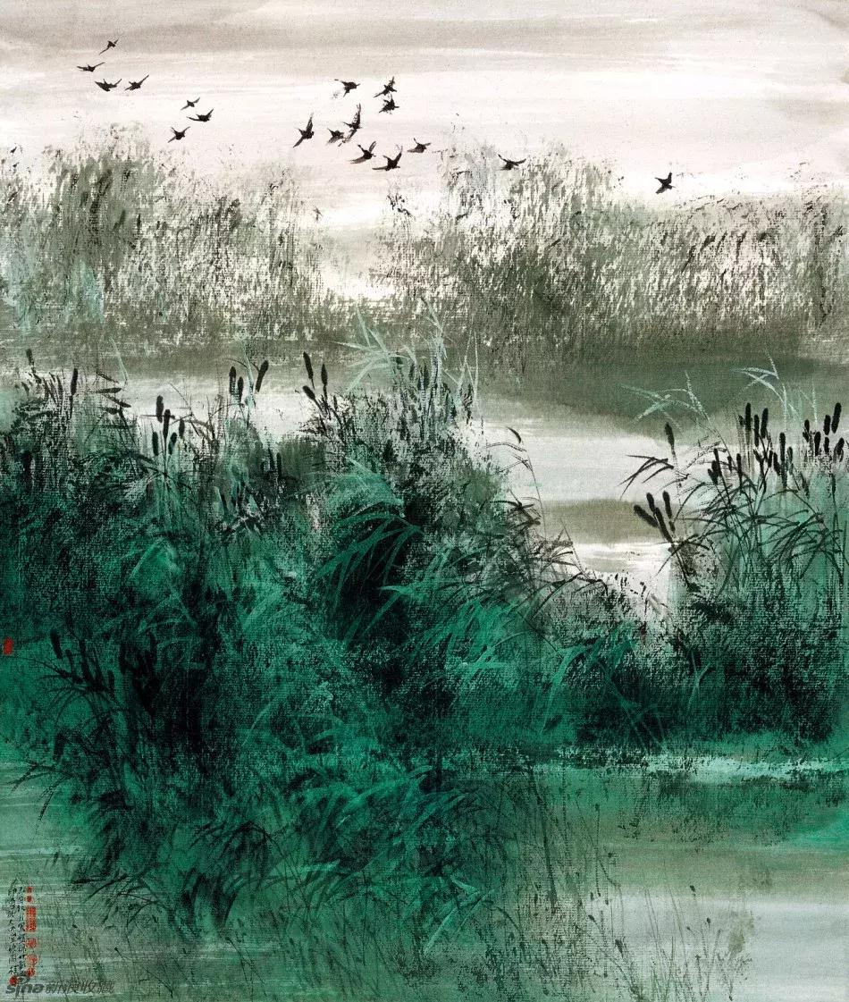 画家宋雨桂作品欣赏,宋雨桂山水书画作品