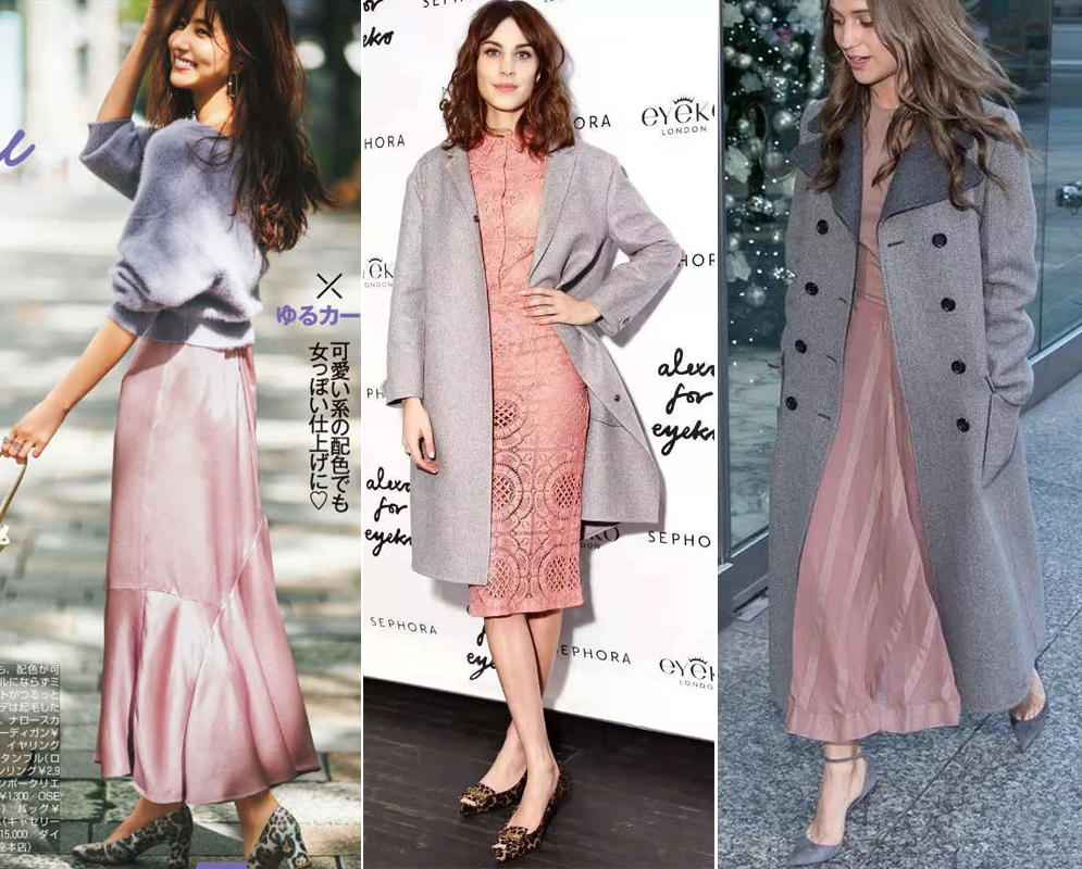 高级灰的穿搭春季,春天穿衣要讲究配色