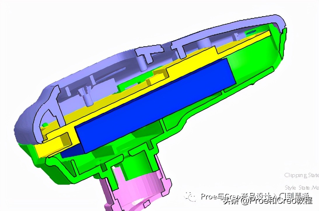 creo头戴蓝牙耳机结构,蓝牙耳机creo结构设计