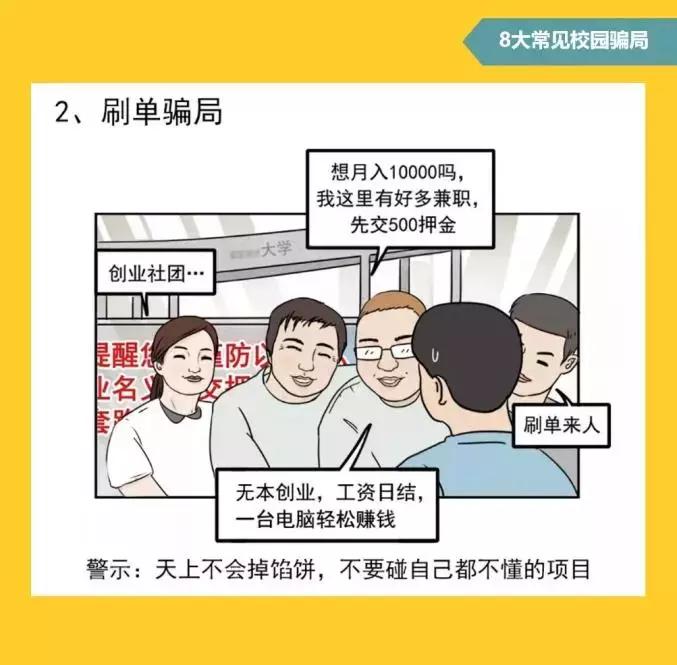 #净网2019#拆解8种常见校园诈骗套路，学生*党**务必看过来！
