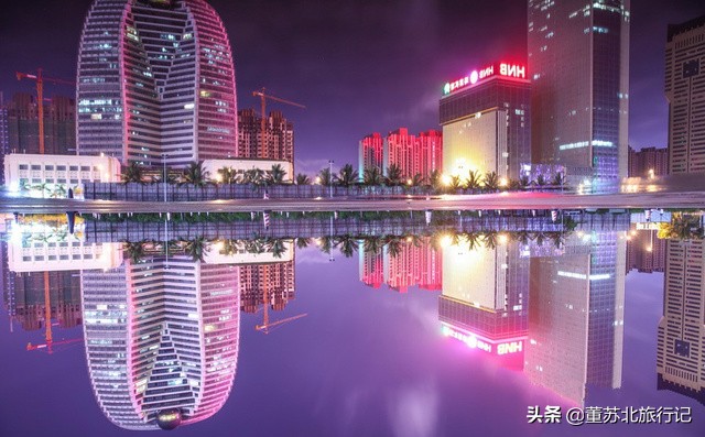 城市简介对比,海口城市航拍