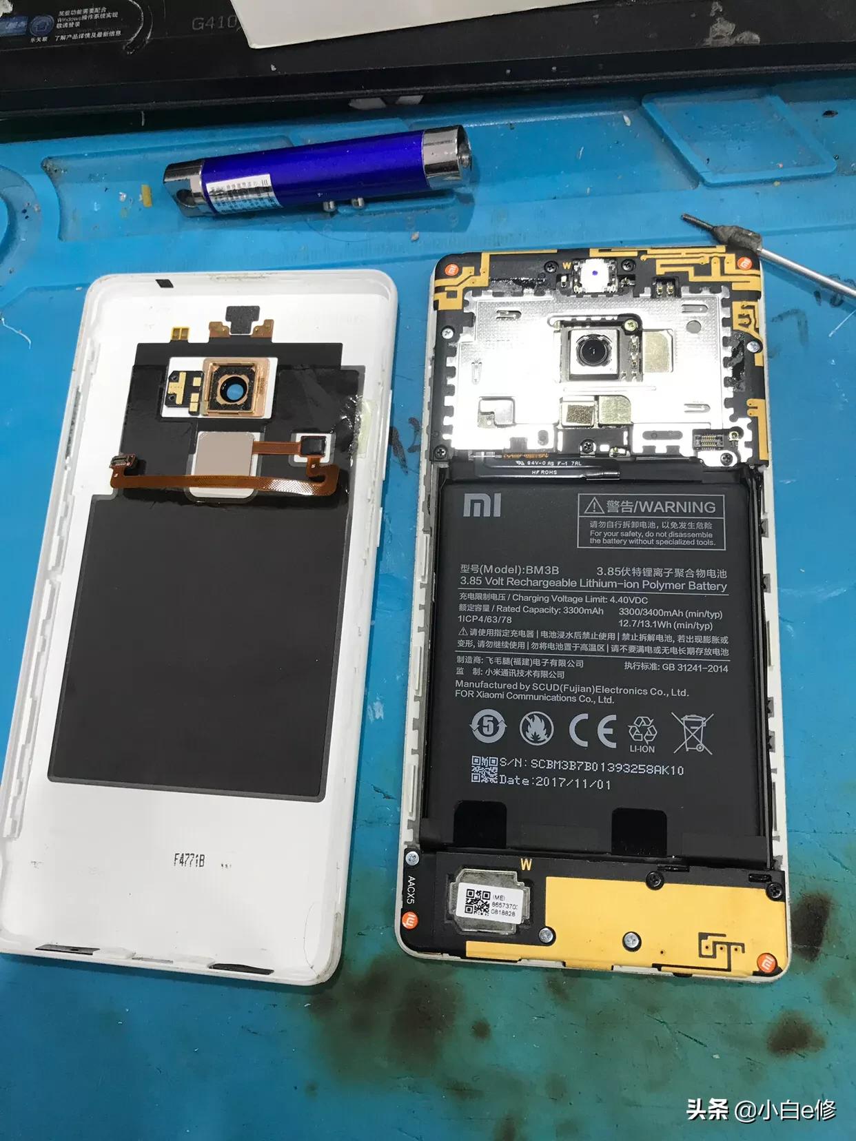 mix2全陶瓷尊享版换听筒,mix2尊享版换外屏