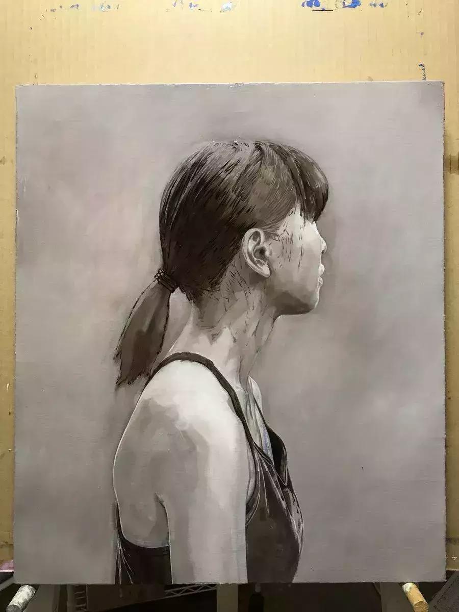 冷军超写实绘画是怎么画出来的,中国媲美冷军的超写实人物画家