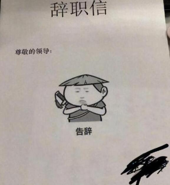 论00后的辞职信,00后扎心辞职信
