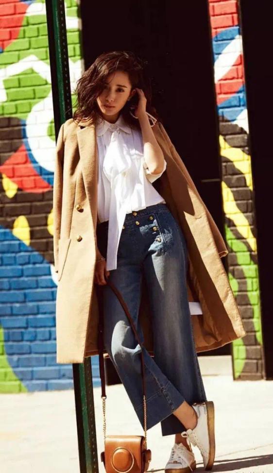 垂感雪纺阔腿裤搭什么上衣好看,雪纺阔腿裤怎么搭配上衣才好看