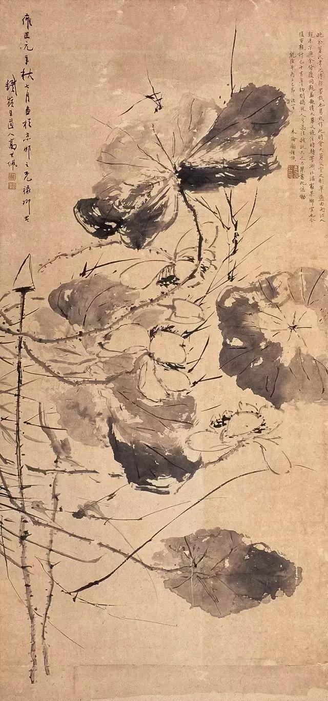 这组花鸟画作品着实让人眼前一亮,这水墨花鸟画太养眼了