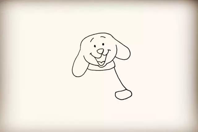 小狗简笔画ins风简单又好看图片,简单又超凶的小狗简笔画图片图文