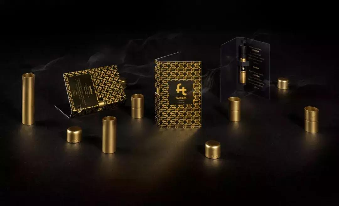 橙味香水包装设计,香水小众设计感包装