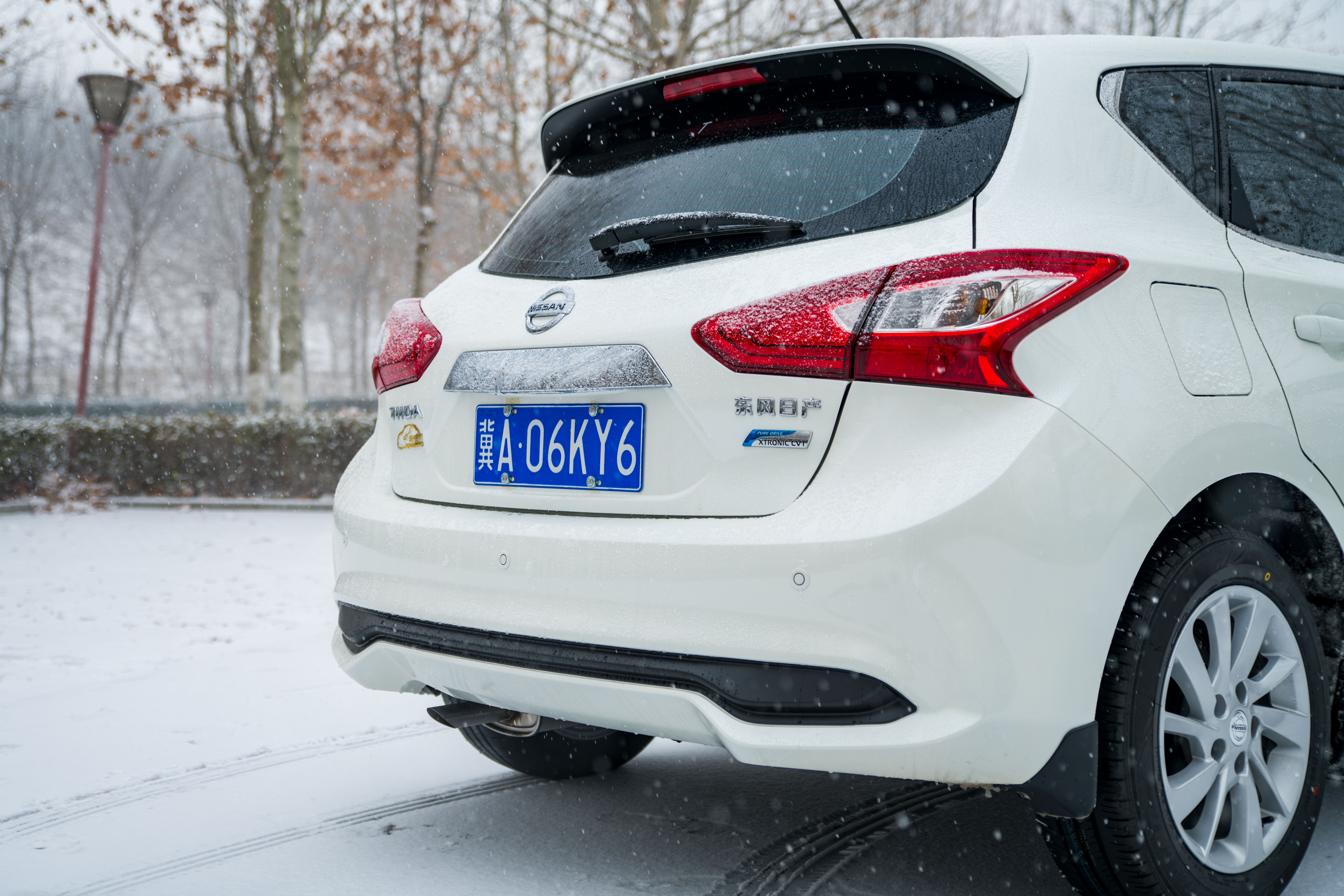 骐达拍的行车风景,骐达下雪天