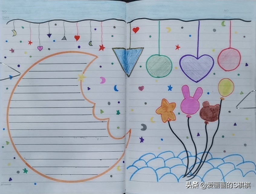 50张万能手抄报模板合集,我的寒假生活手抄报简易版2022