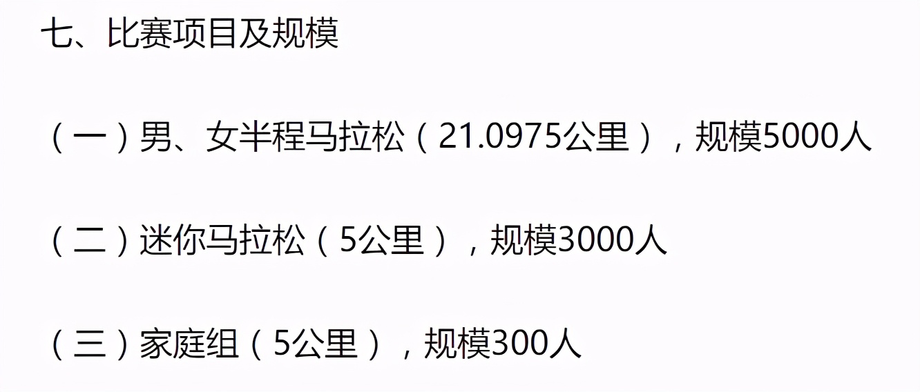 6岁男孩跑步2公里,马拉松2024年半马赛程