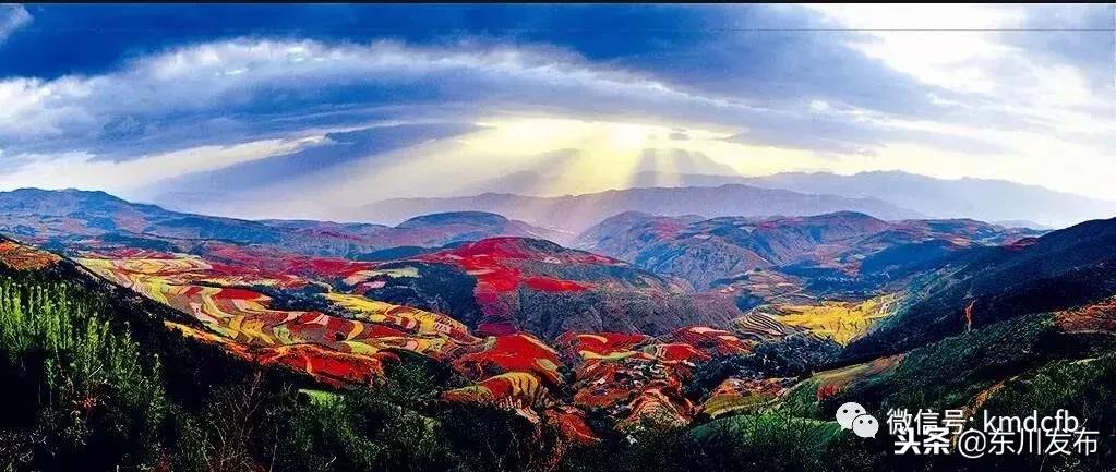 大美中国东川红土地,云南东川红土地美景赞美