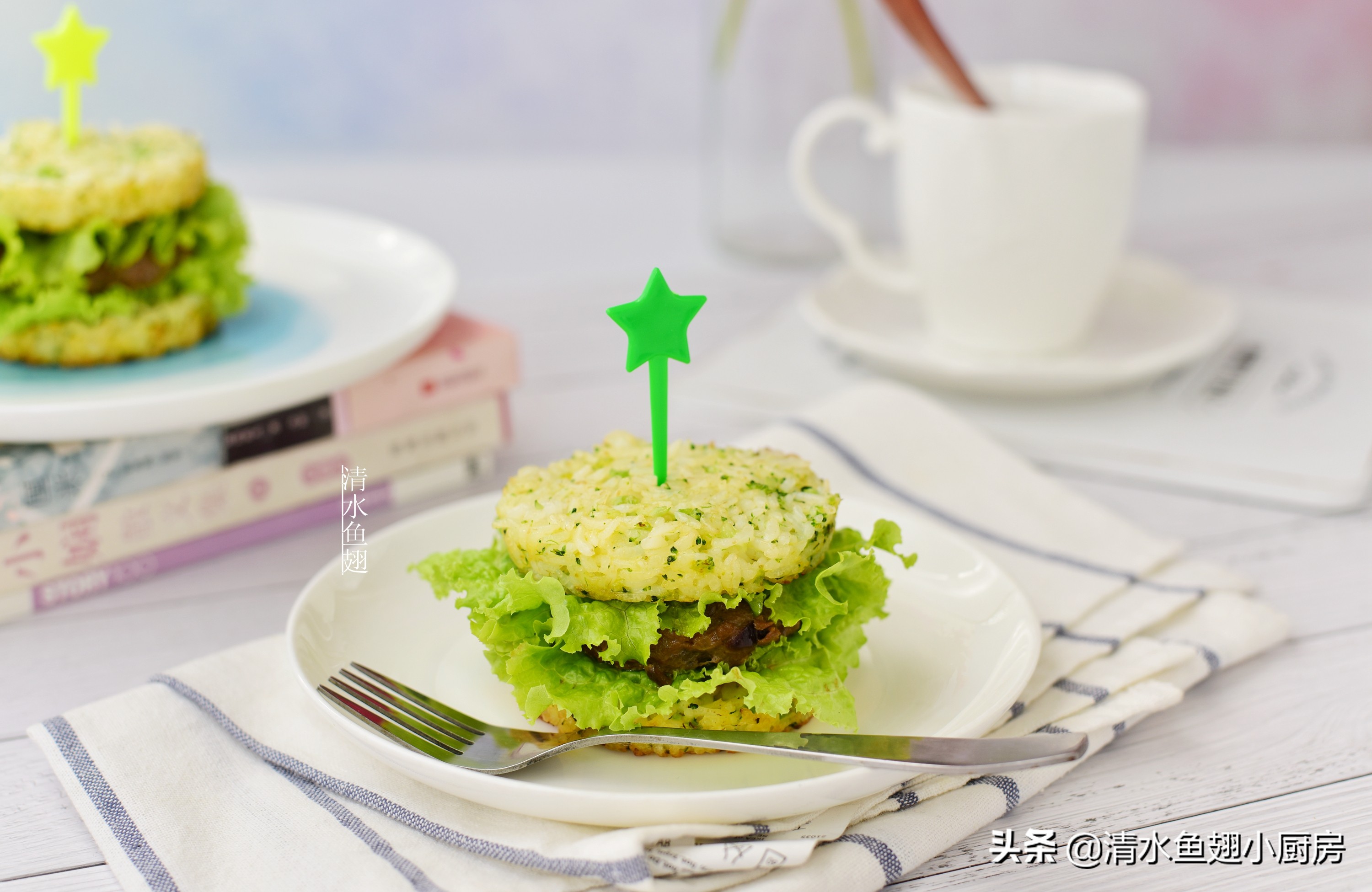 用剩米饭做米汉堡,用米饭做美味汉堡简单健康