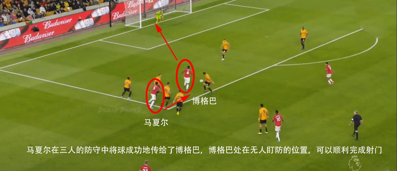 马夏尔防线曼联,马夏尔霸气射门