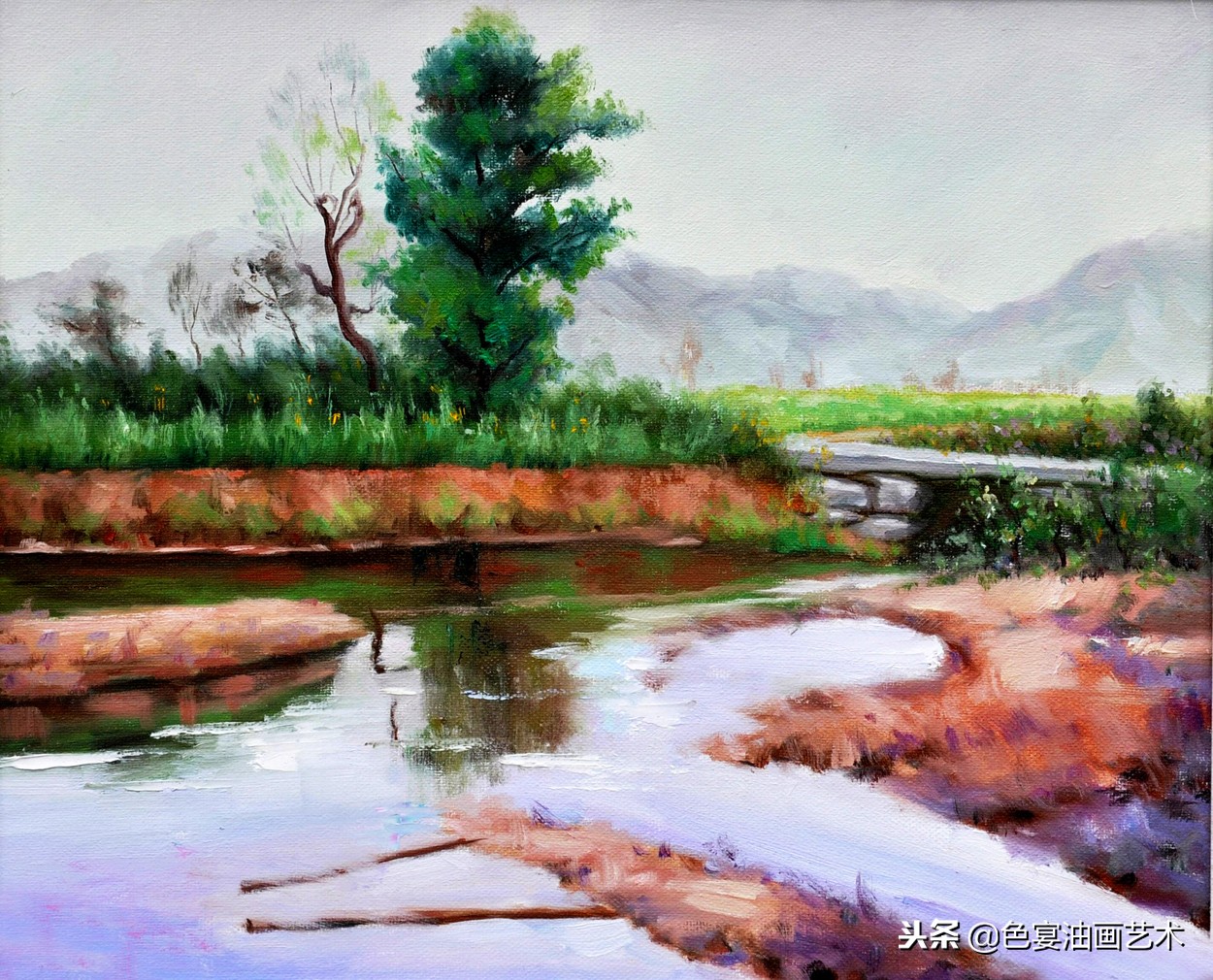 俄罗斯油画大师风景油画教程视频,油画大师油画风景创作教学视频