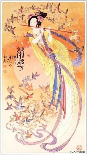 中国古典百美诗画（上）：一位佳丽一首古诗，可谓赏心悦目，收藏