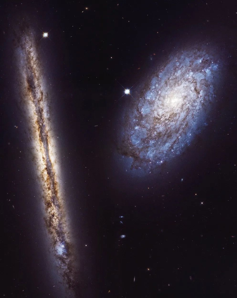 宇宙飞行物星云星系,行星恒星星云星系大对比