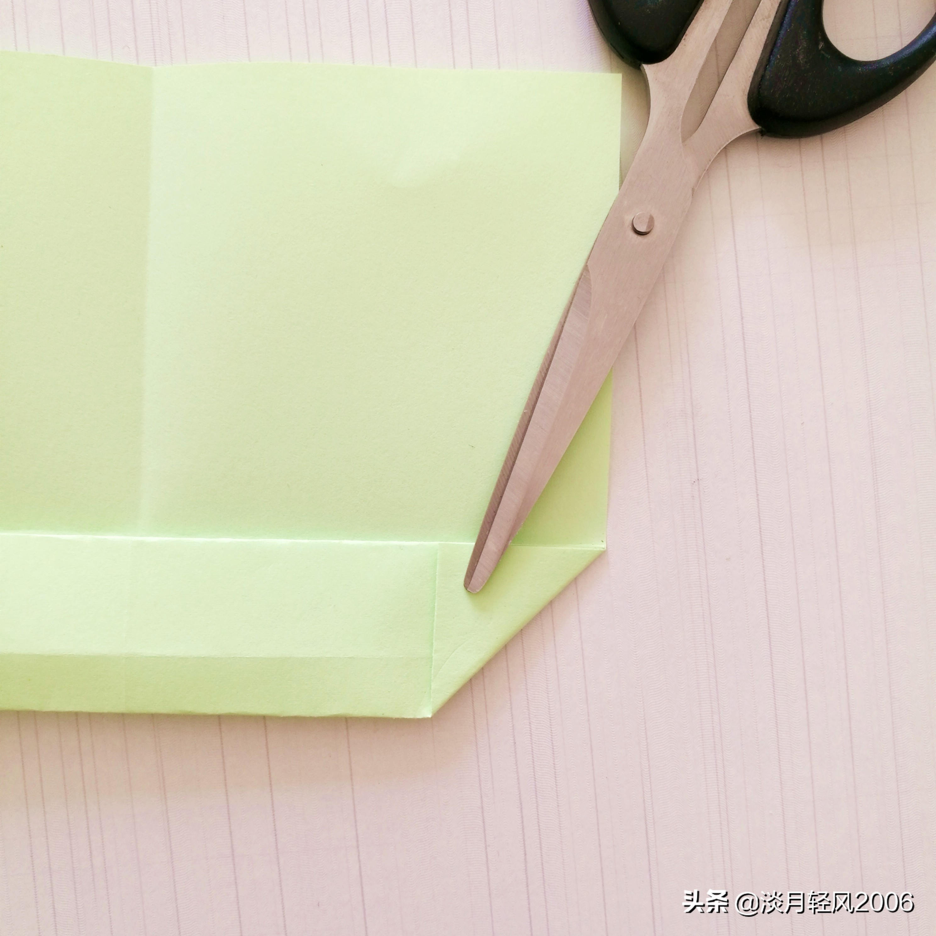 儿童手工折纸简单又美丽信封,用正方形折纸做信封