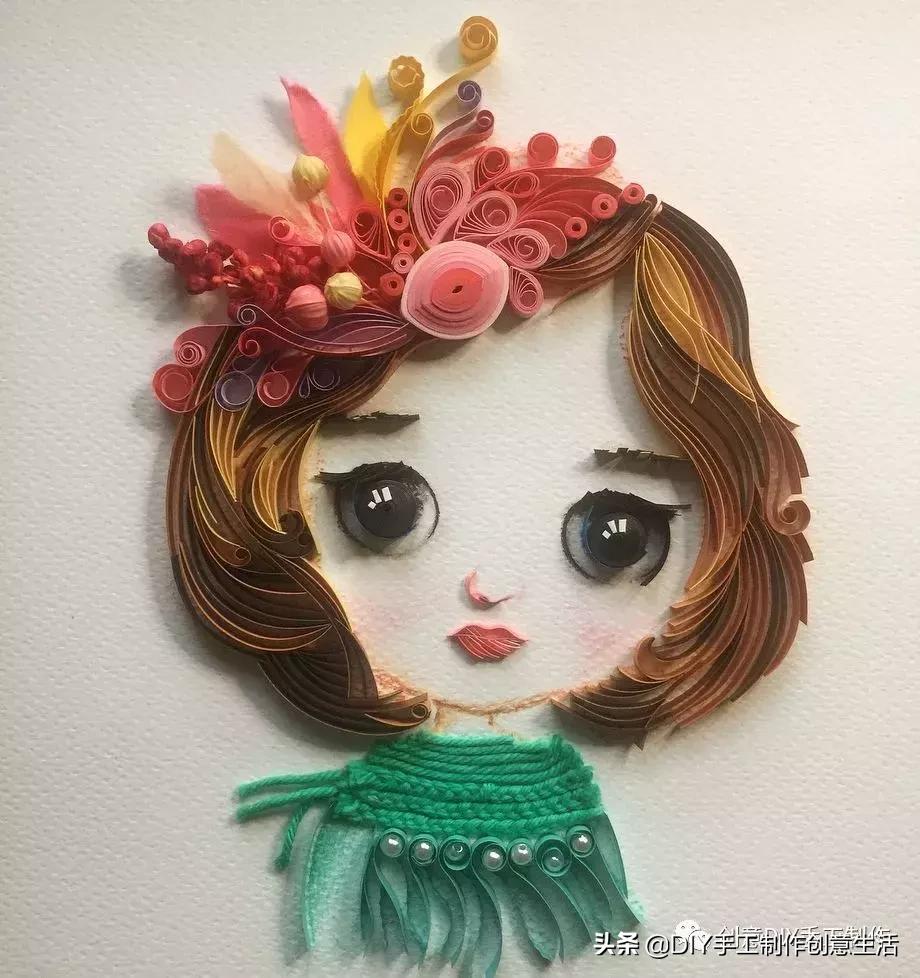 怎么用纸做立体画,用纸做的立体画