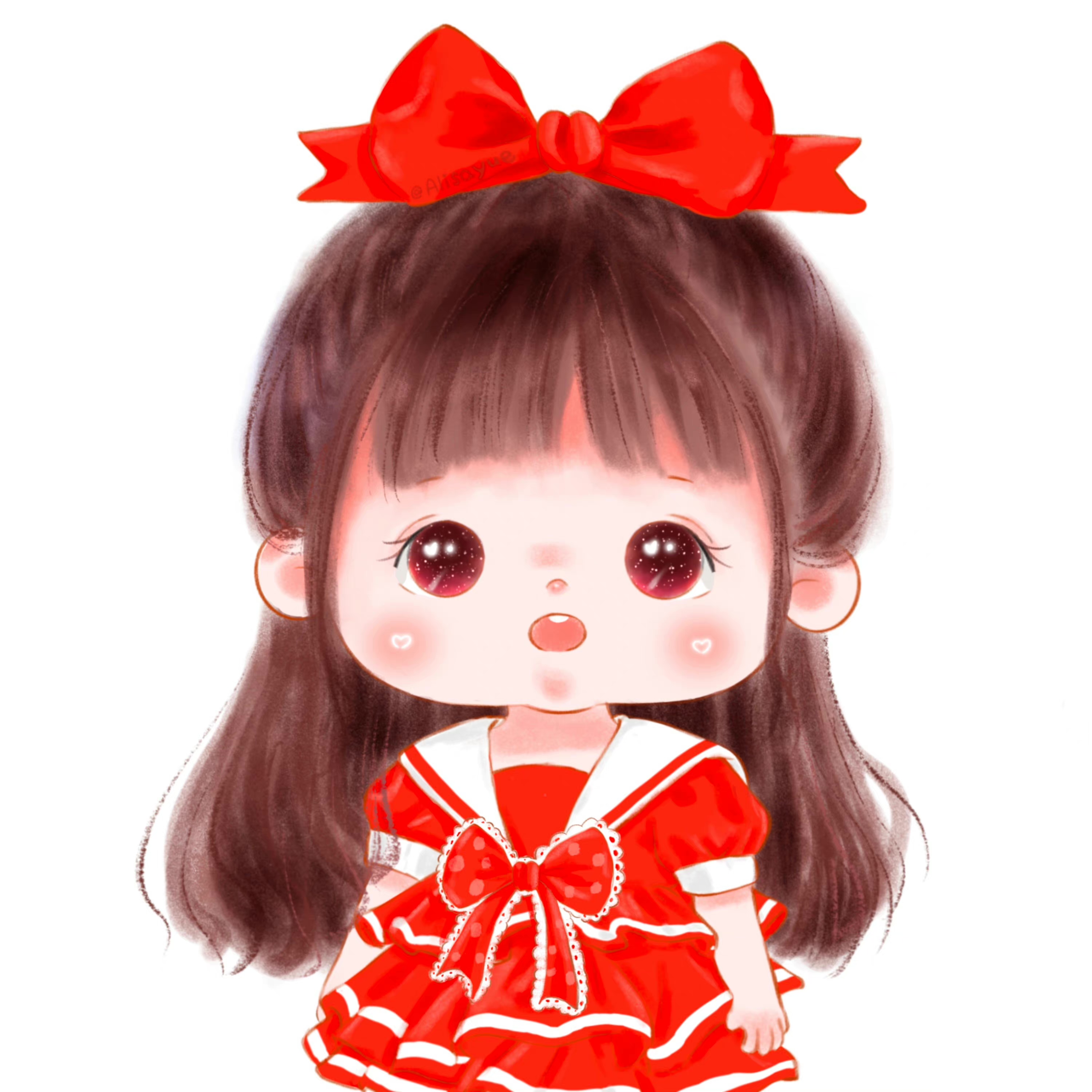 萌娃头像女生可爱萌图卡通,治愈系可爱搞怪萌娃头像