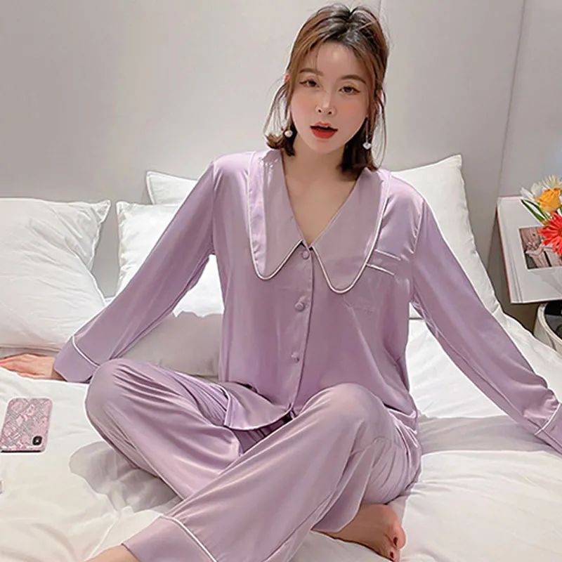 夏天穿的冰丝睡衣,精致的女人有件睡衣