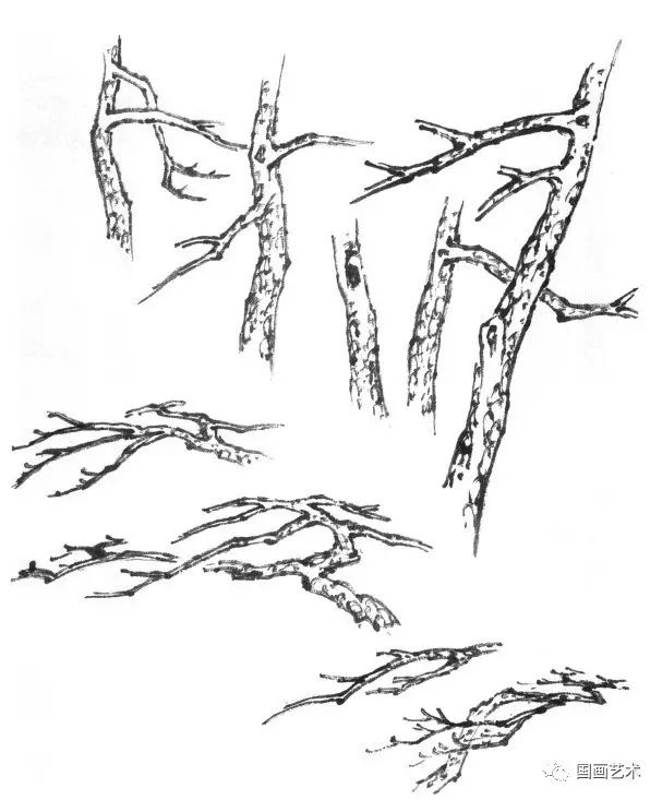 山水画基础技法山石教材,宋元国画山水画基础技法详解