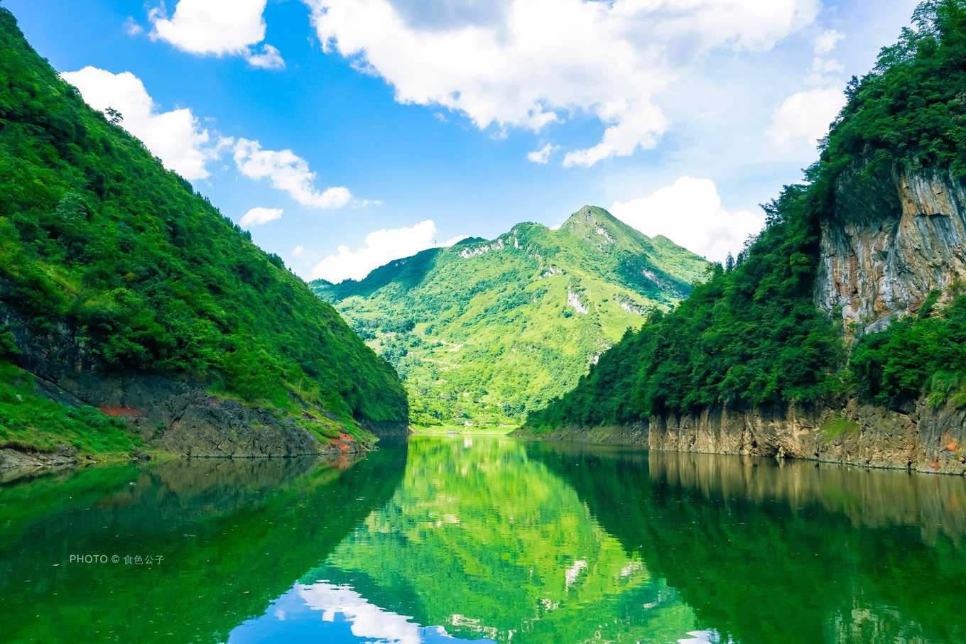 贵州乌江源百里画廊风景观景台,贵阳百里画廊