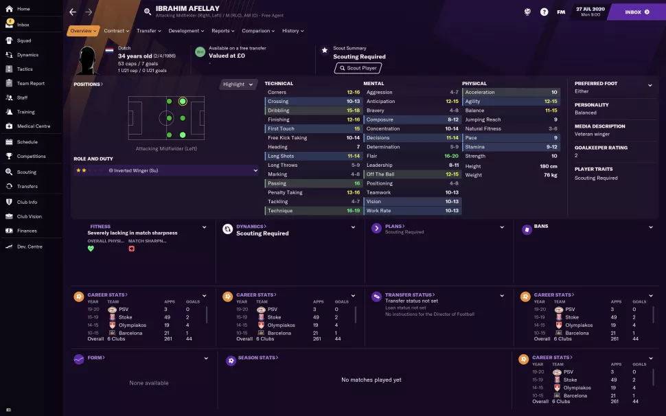 fm2021边锋和内锋哪个好,fm2021潜力球员排名