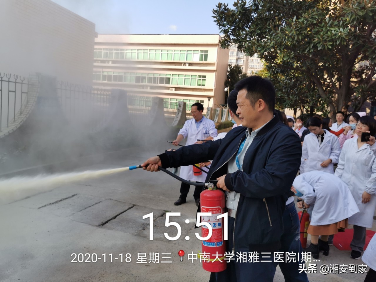 中南大学湘雅三医院消防培训、安全演练，筑牢医院“防火墙”