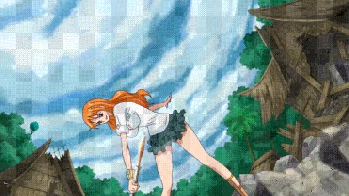 海贼王娜美霸气之谜,海贼王娜美的威力