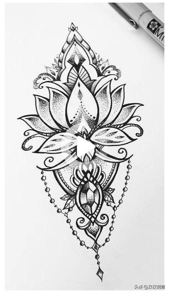 男士简约几何纹身,几何纹身图案大全