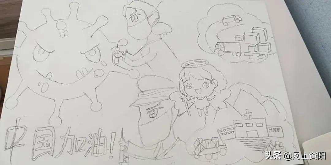 资阳学简笔画,简阳市简笔画