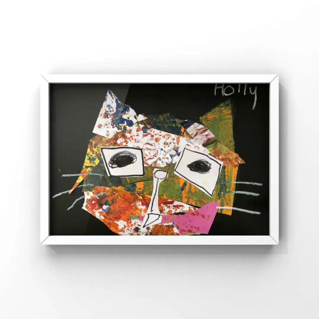 拼贴画美术作品,好看的拼贴画