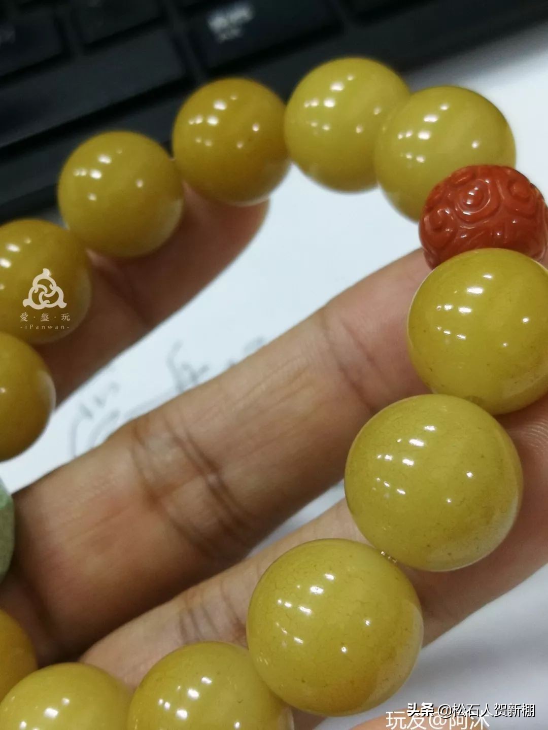 一条菩提根，盘10年，如蜜蜡般漂亮