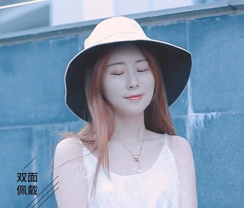 又好看又遮阳的防晒帽,今年最洋气折叠防晒帽子