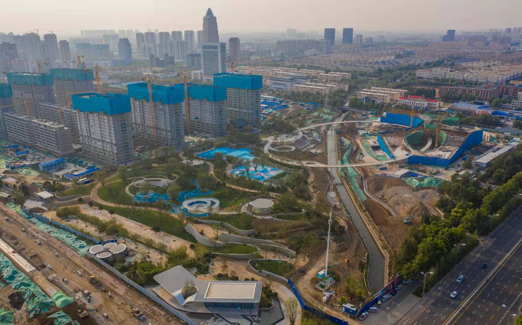 淄博高新区文体中心效果图,淄博高新区文体场馆