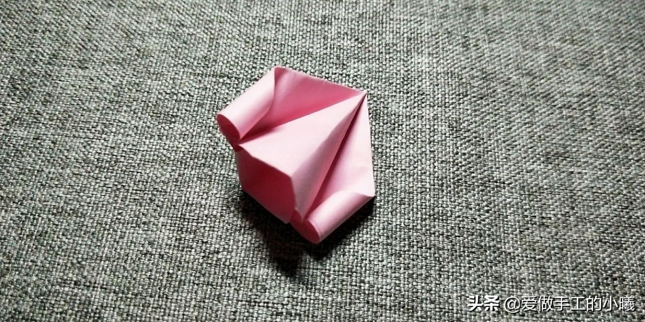 立体花怎么折简单又漂亮,手工折花最简单的五瓣花