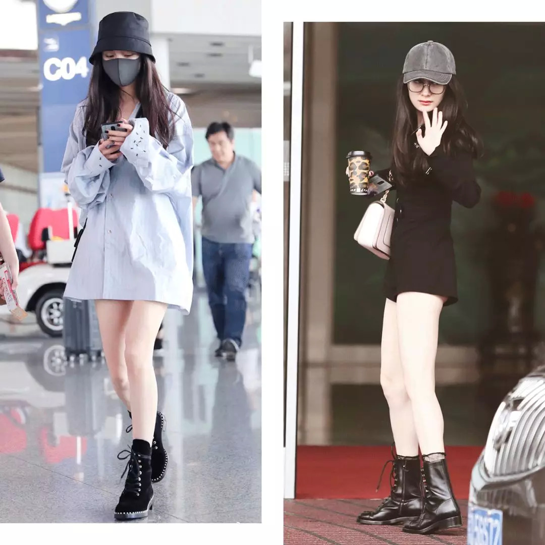 一点也不热,酷妹的马丁靴里都有空调