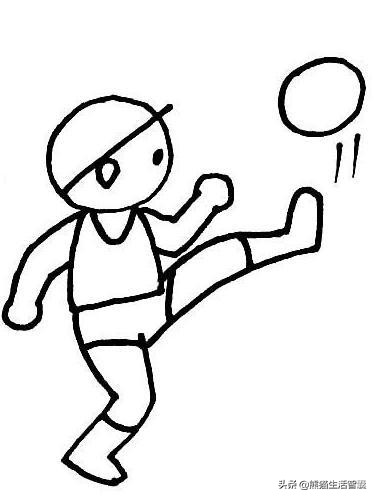 足球文化画画作品图片大全,踢球画