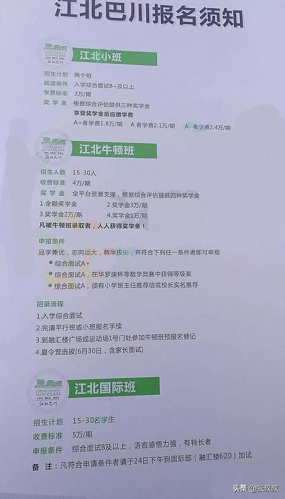 重庆各个高中的特色班型,重庆重点中学班型