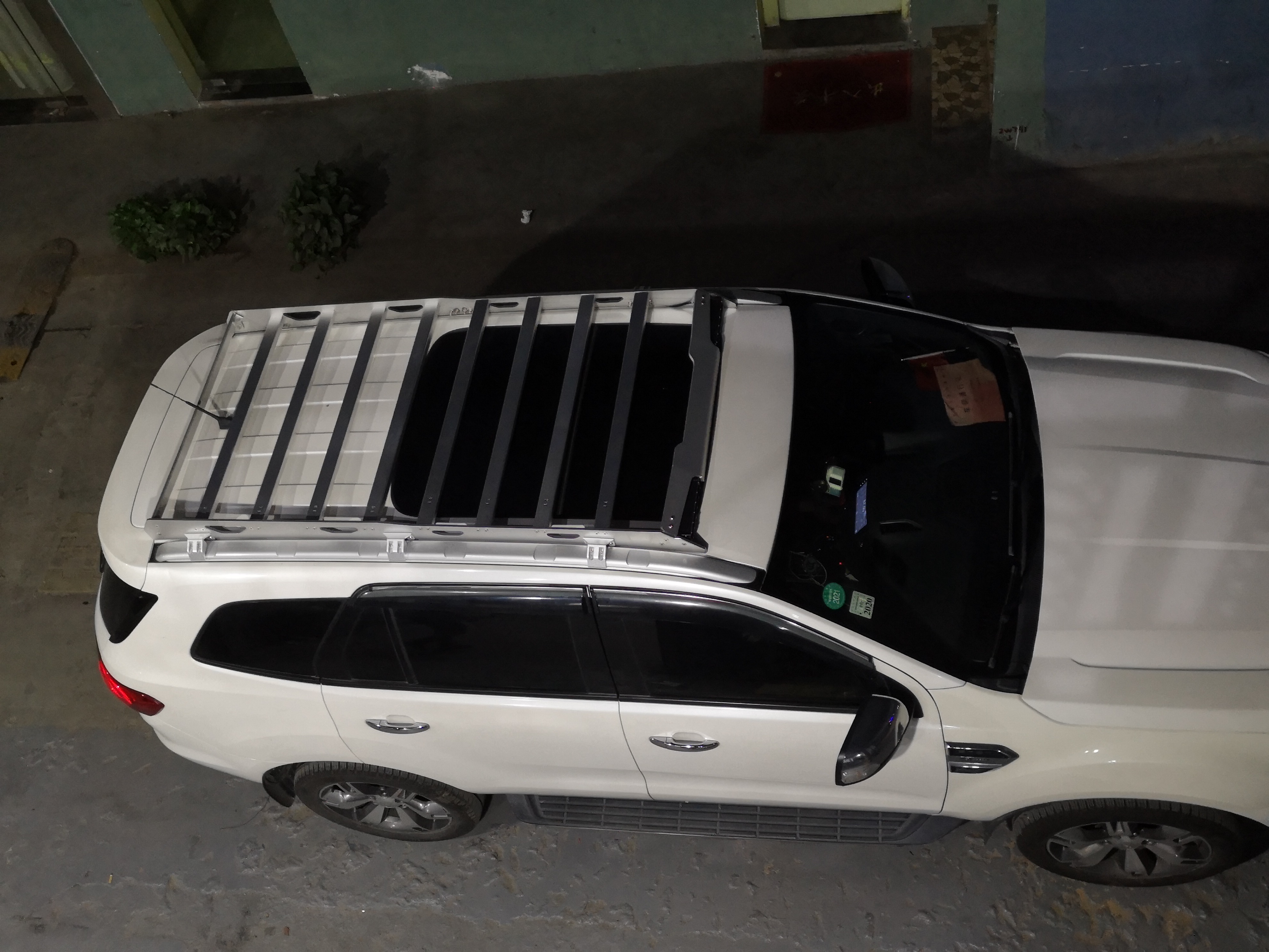 撼路者1.6米行李架车顶框,撼路者铝合金行李框安装