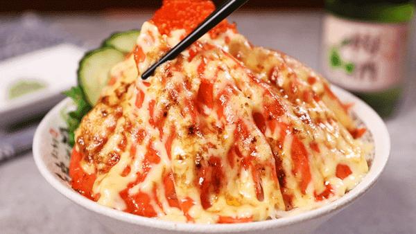 人气高颜值丼饭,爆辣牛丼饭