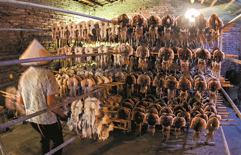 海南淡晒墨鱼干,晒的墨鱼干好吃吗