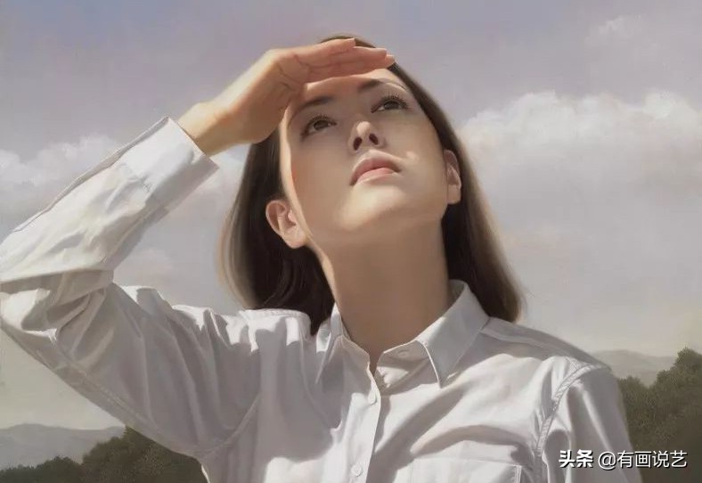 日本画家画人物的画,日本画家画二次元少女可爱