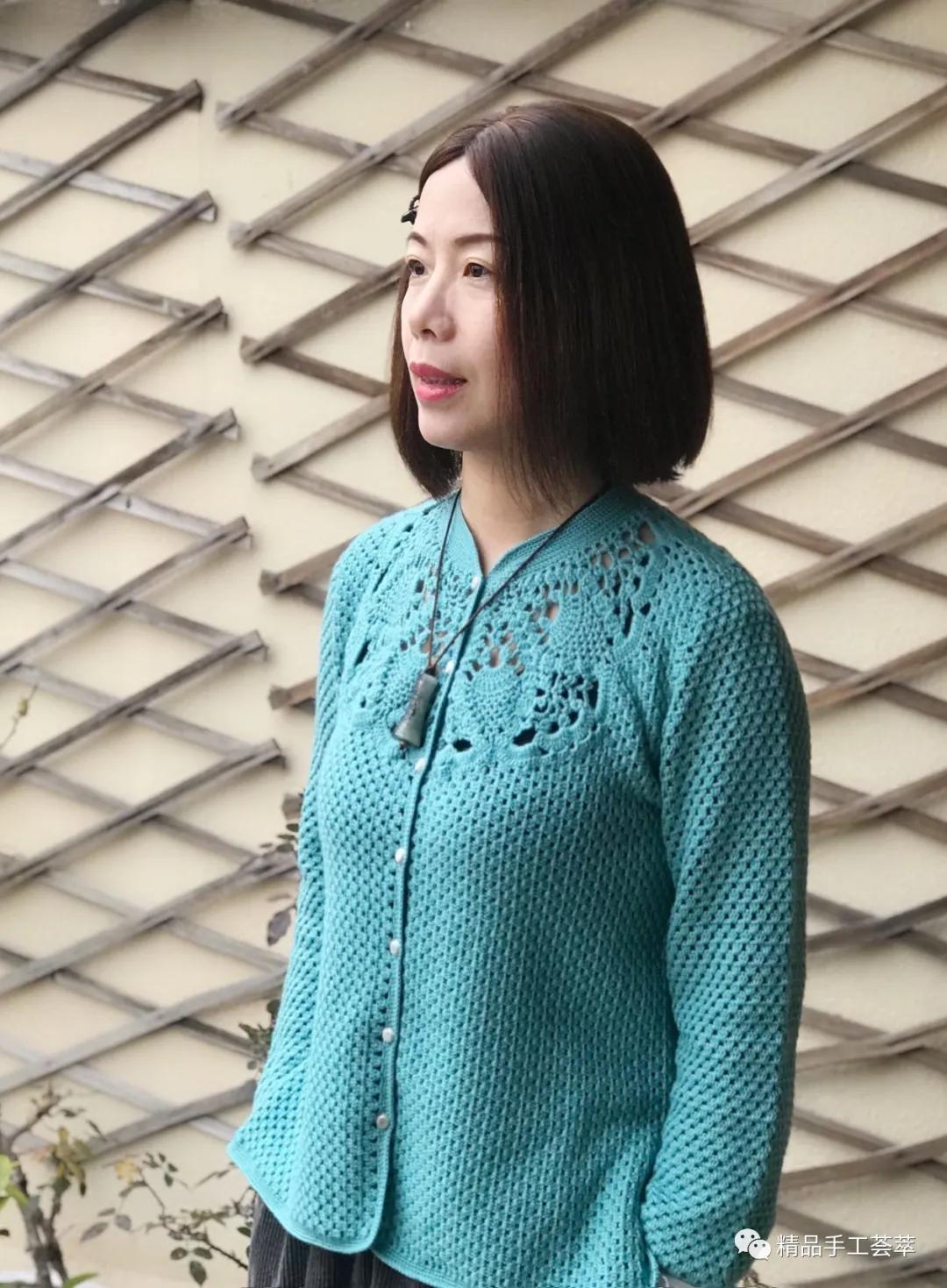 乐织小舍老师的一款中式风格开衫