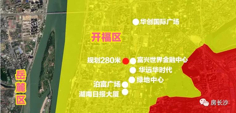 长沙CBD核心区,长沙cbd和南京cbd